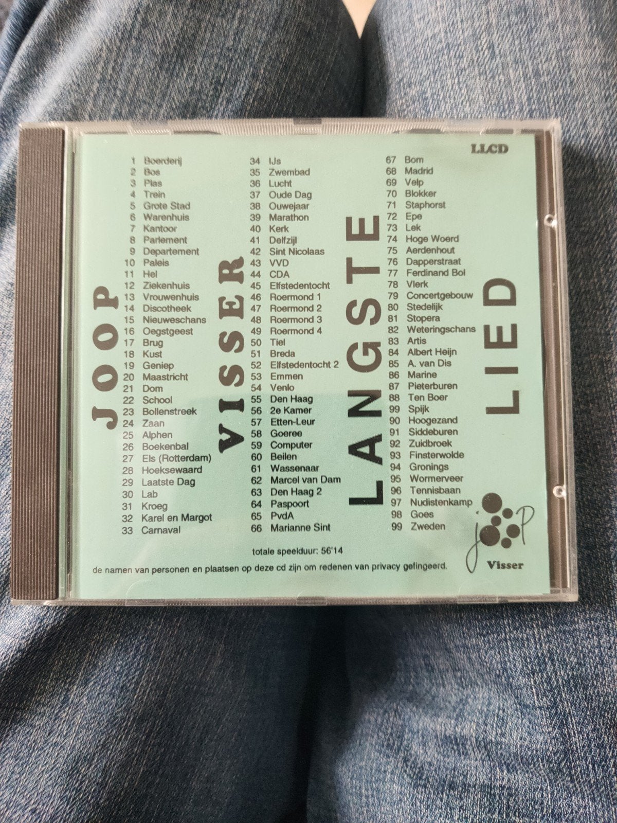 Joop Visser - Langste Lied CD, Ophalen of Verzenden, Gebruikt