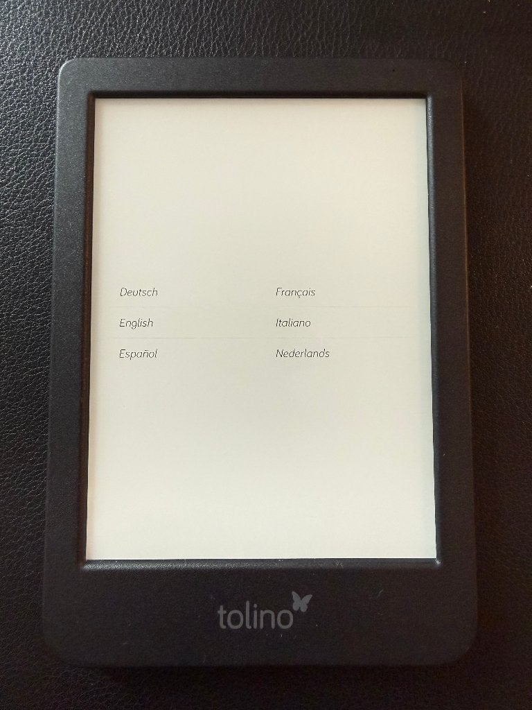 E-Reader TOLINO Shine 5. gen T302 16GB, Gebruikt, 6 inch of minder, Ophalen of Verzenden, 16 GB of meer