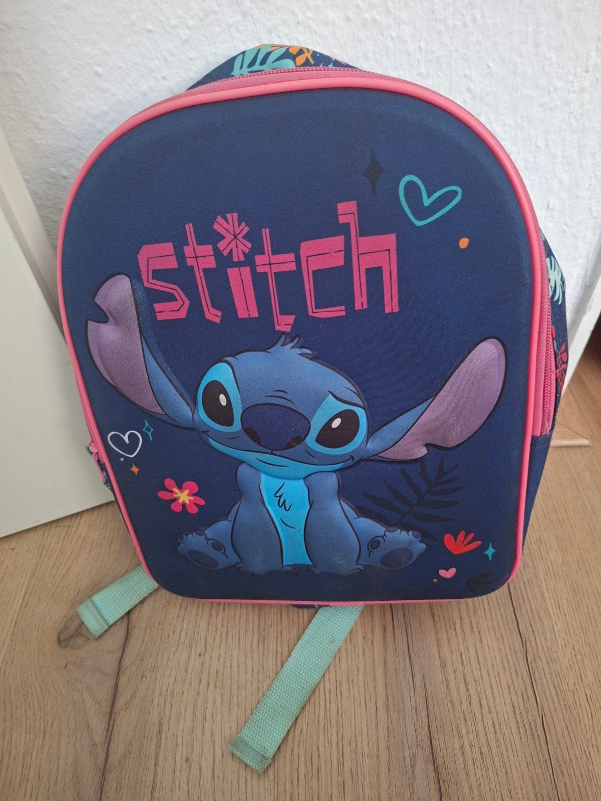 Stitch rugtasje, Ophalen