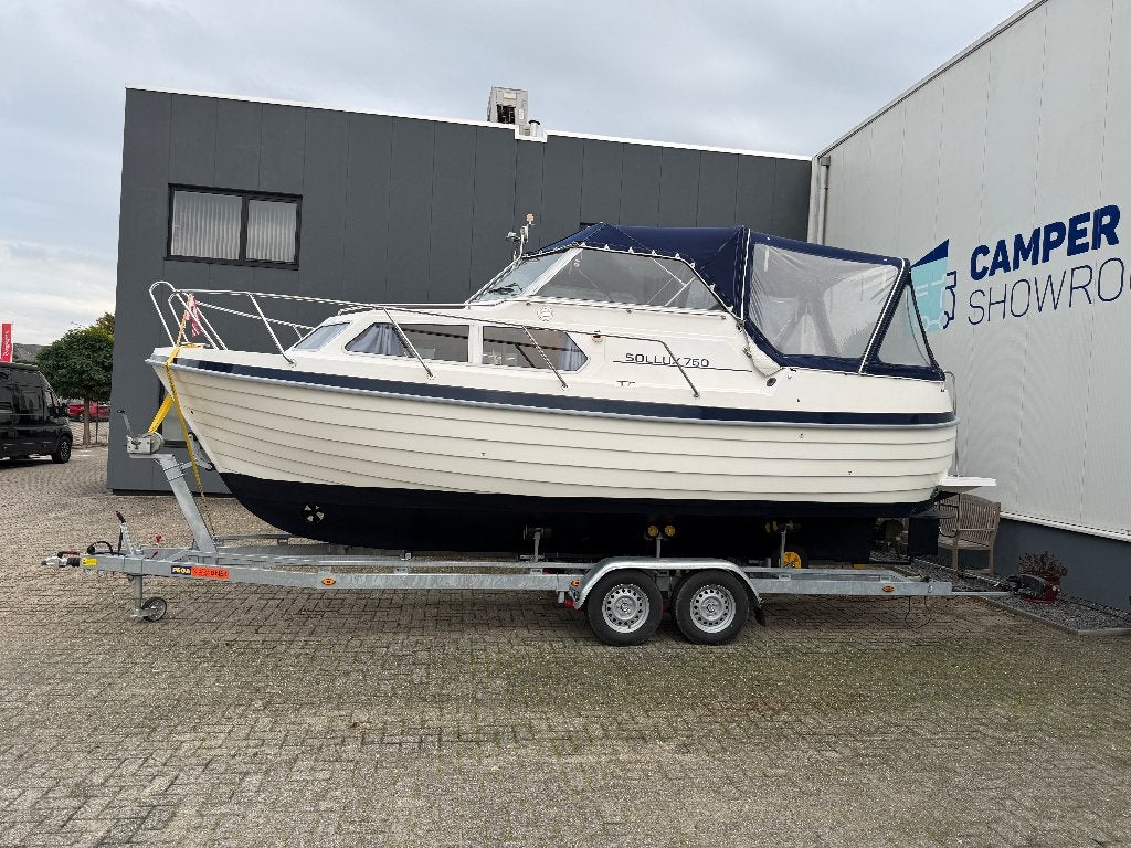 Sollux 760 | Volvo Penta 55 PK | Boegschroef | Zeer compleet, Ophalen, Overige merken, Gebruikt, Binnenboordmotor