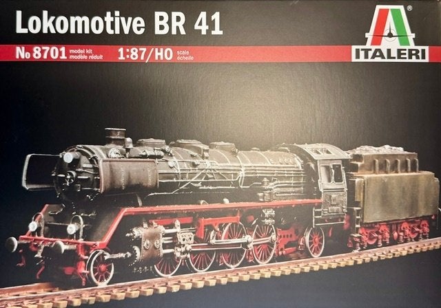 Coelianmodels, Italeri 8701, Locomotief BR41, 1/87, € 19,99, Italeri, Nieuw, Ophalen of Verzenden, Groter dan 1:32