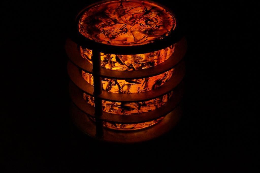 kooi lamp hoog ongeveer 20 cm, ON, PLANO IV LIGHT ART, ON, Nieuw