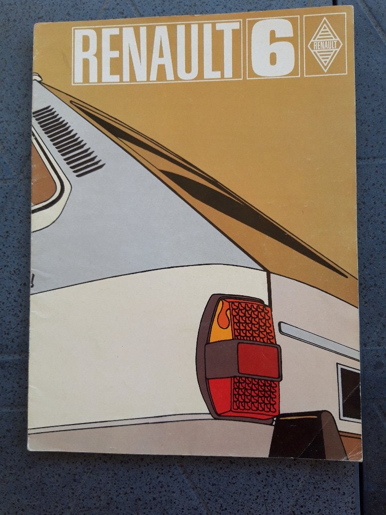 folder Renault 6 -  Nederlands, Ophalen of Verzenden, Zo goed als nieuw, Renault