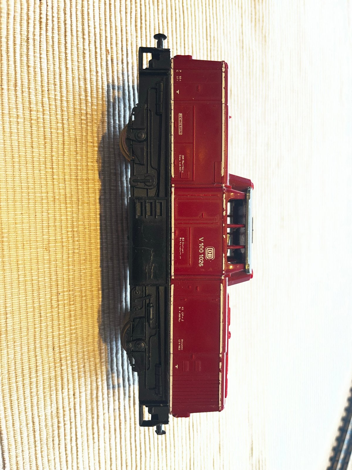 Lima V100 1026 Diesellocomotief DB H0 gelijkstroom, Wisselstroom, Gebruikt, Locomotief, Ophalen of Verzenden