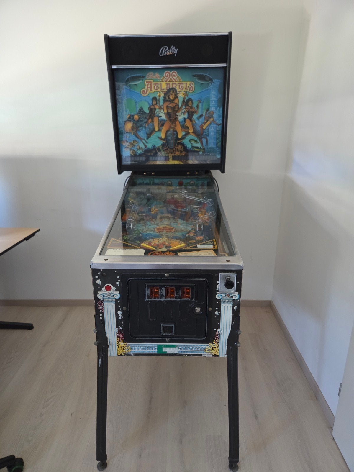 Bally Atlantis Flipperkast - Klassieke Speelautomaat, Gebruikt, Elektronisch, Bally, Ophalen of Verzenden
