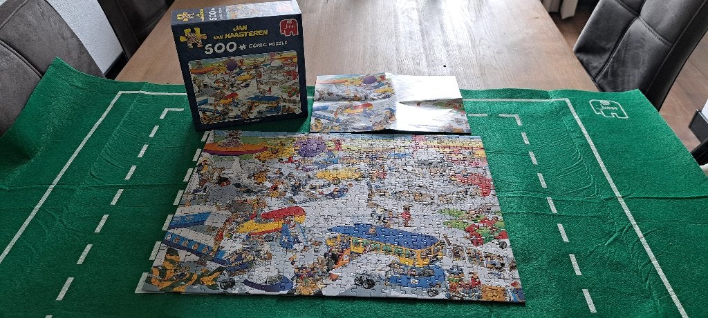 Jan Van Haasteren Puzzel Busy Airport 500 stukjes, Hobby en Vrije tijd, Denksport en Puzzels, Ophalen of Verzenden, 500 t/m 1500 stukjes