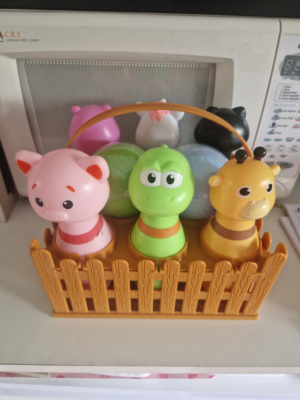Bowling set met dierenfiguren, Ophalen of Verzenden, Zo goed als nieuw