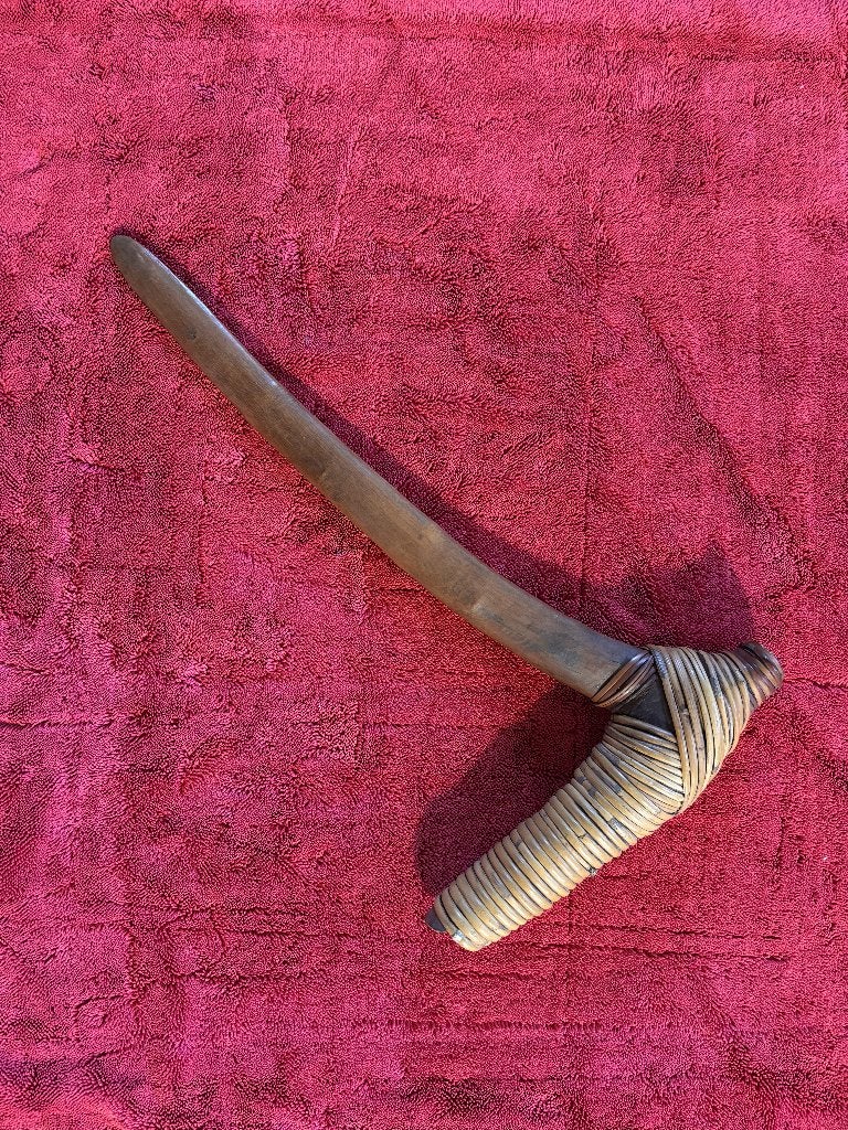 Originele Papua Nieuw-Guinea Dissel (48 cm), Antiek en Kunst, Overige onderwerpen, Houtsnijwerk, Ophalen of Verzenden, 20 - 50 cm