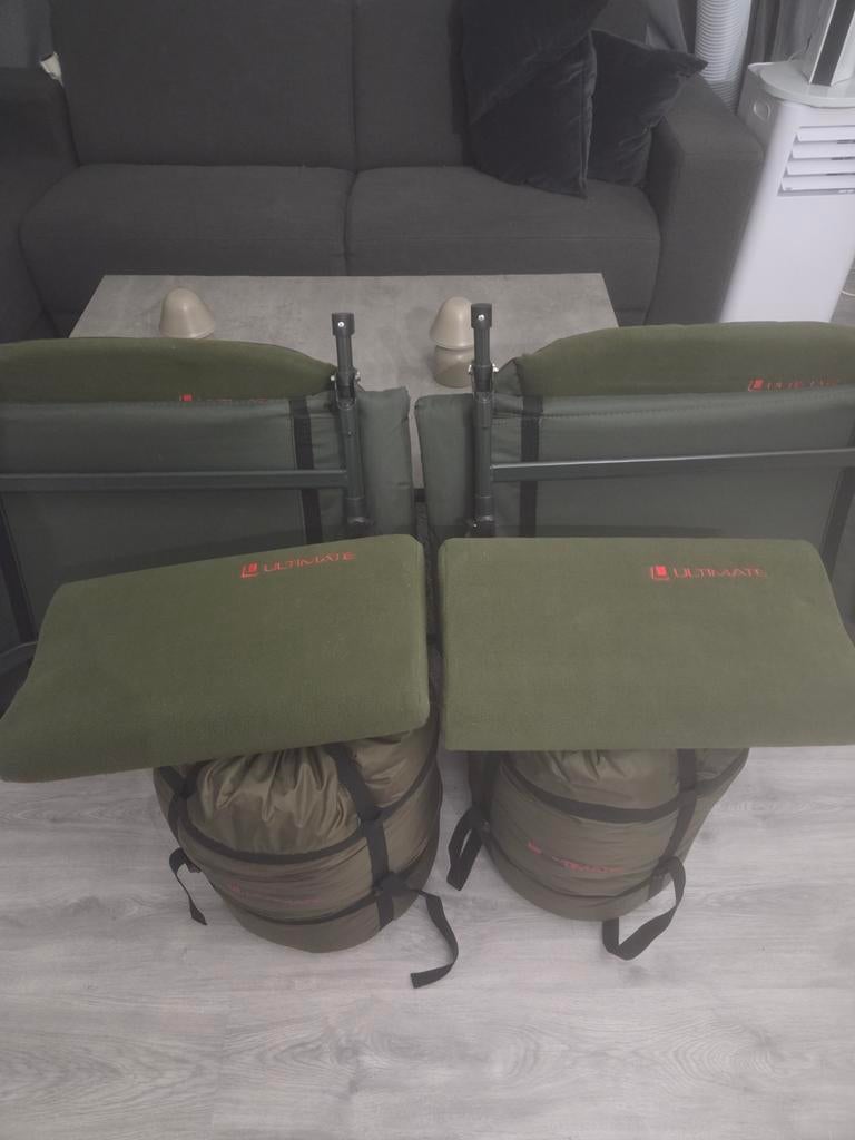 2x Ultimate fleece bedchair stretcher set - 1x gebruikt., Watersport en Boten, Ophalen, Zo goed als nieuw, Overige typen
