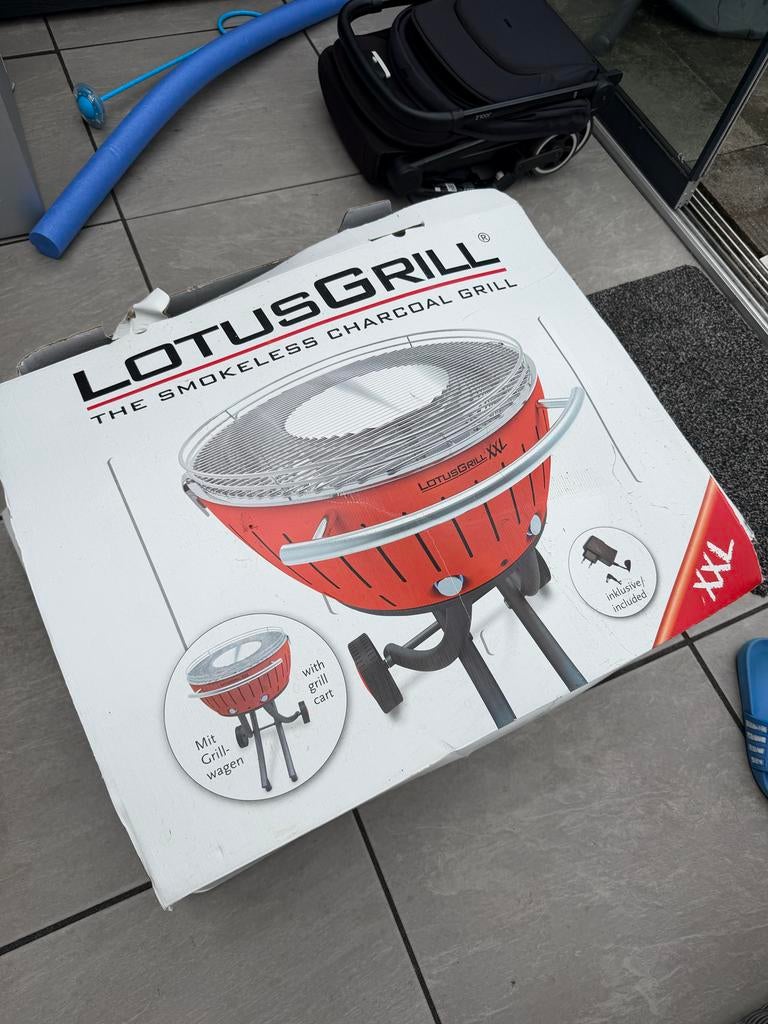 LotusGrill XXL Rookvrije Houtskoolbarbecue - Nieuw in doos, Tuin en Terras, Ophalen, Nieuw, Met accessoires