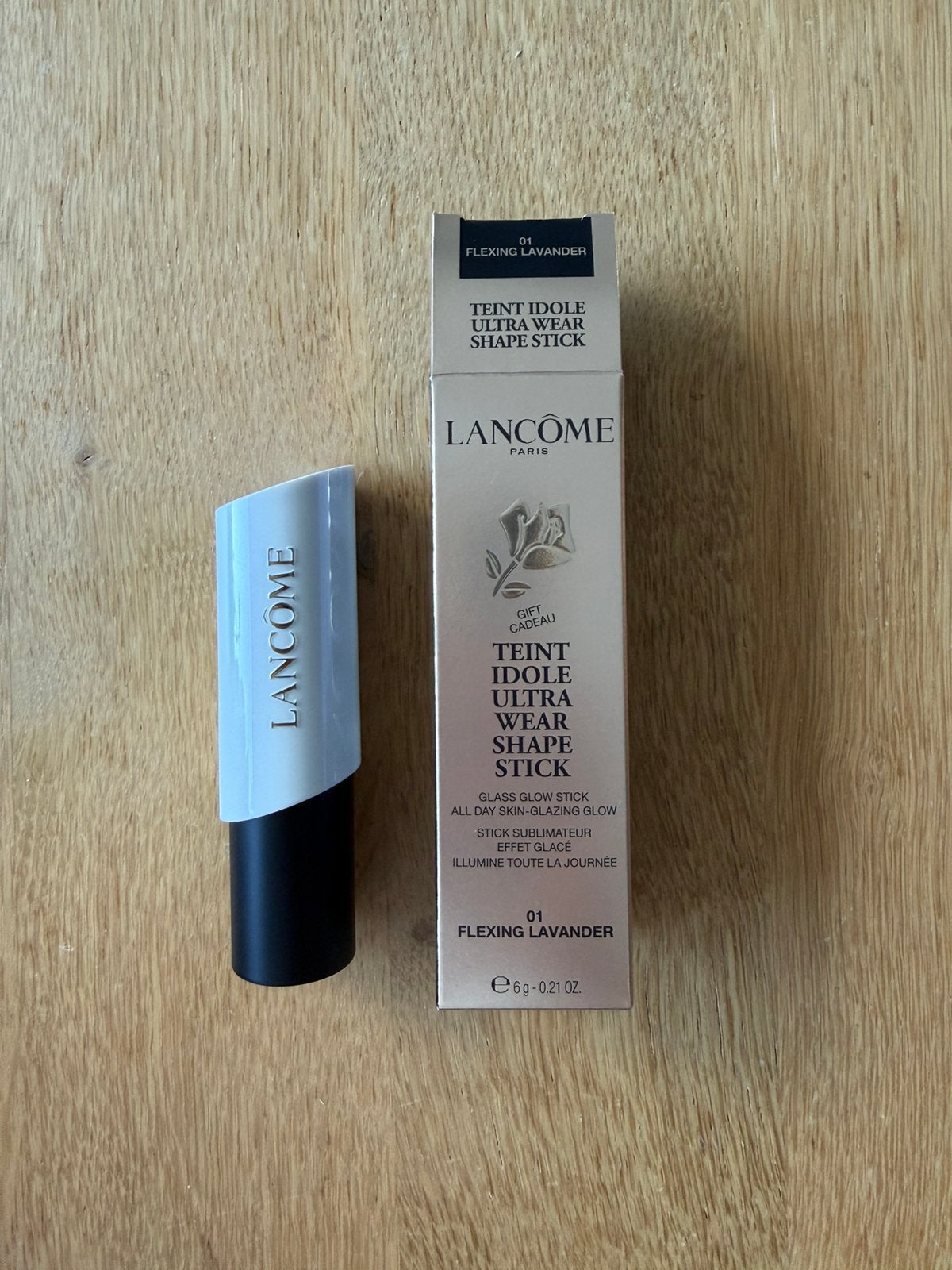 Lancome teint idole ultra wear shape glow stick 01 NIEUW, Wangen, Overige kleuren, Nieuw, Ophalen of Verzenden