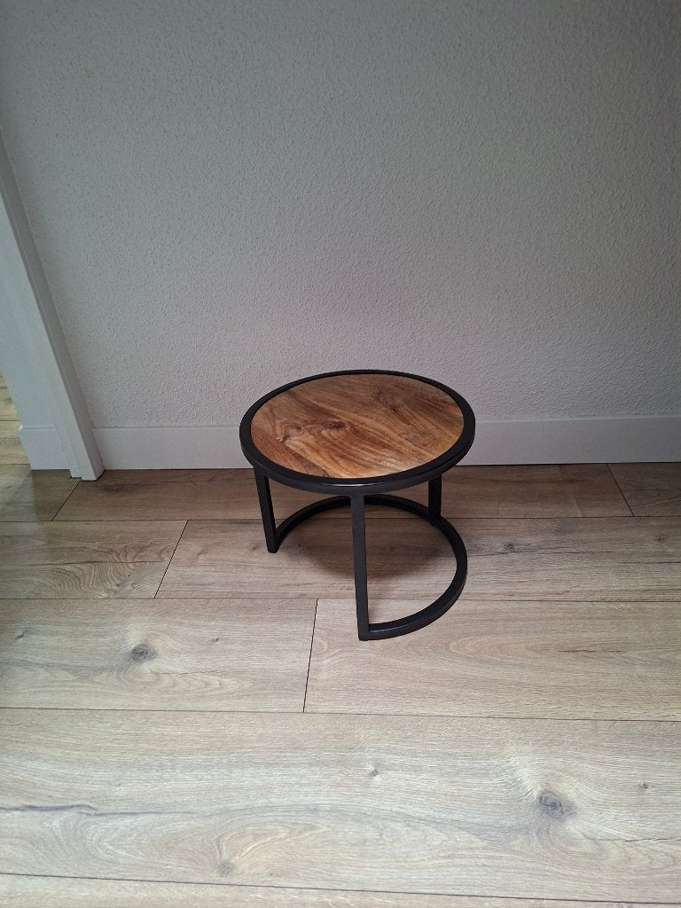 NIEUW Bijzetafet, Ophalen, Minder dan 45 cm, Minder dan 55 cm, Rond