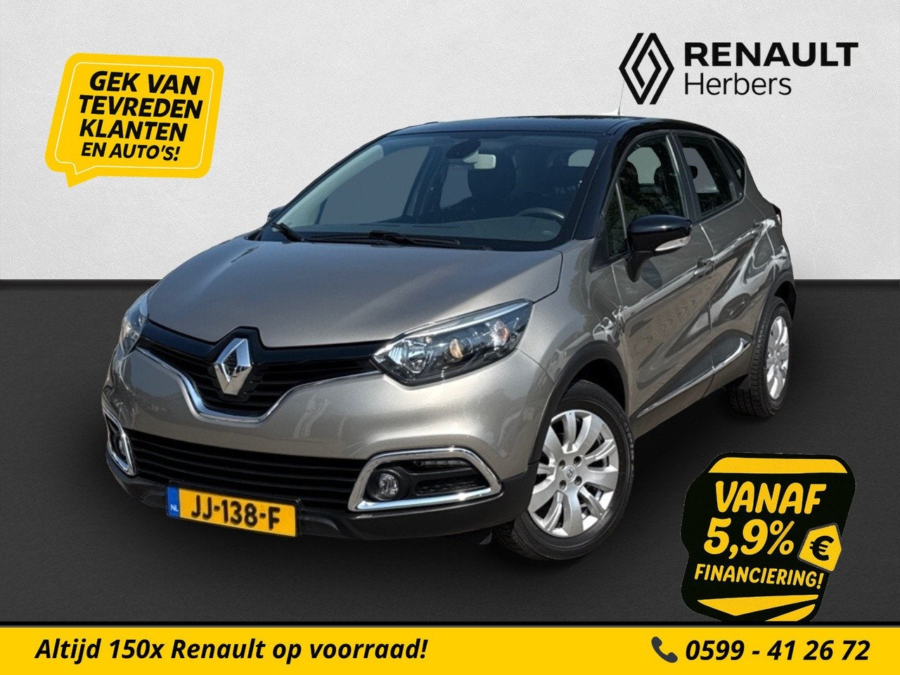 Renault Captur 0.9 TCe Dynamique CRUISE / NAVI / TREKHAAK AF
