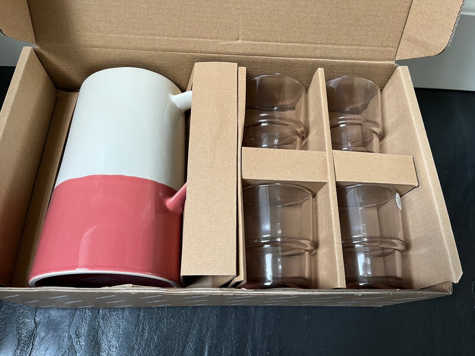 Waterkan met glazen NIEUW, Ophalen, Nieuw