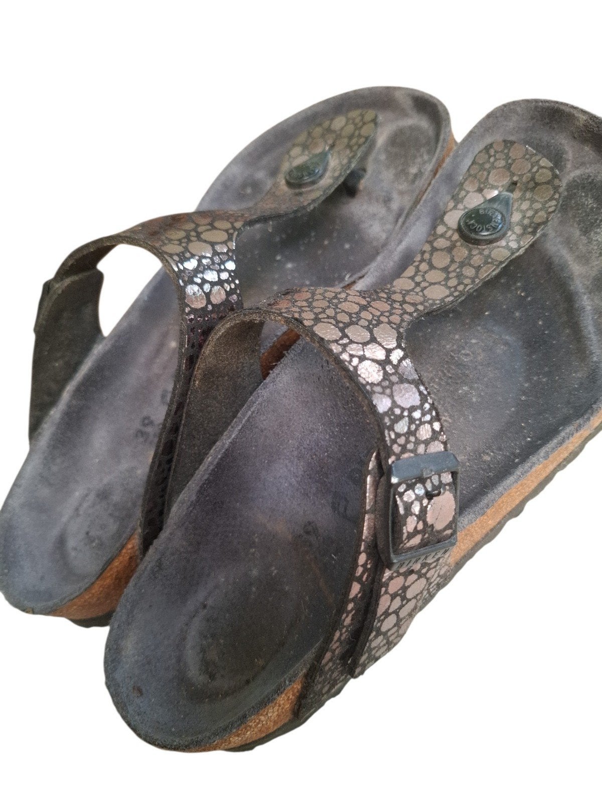 Birkenstock sandalen maat 39 - Gedragen, Kleding | Dames, Schoenen, Bruin, Gedragen, Birkenstock, Sandalen of Muiltjes