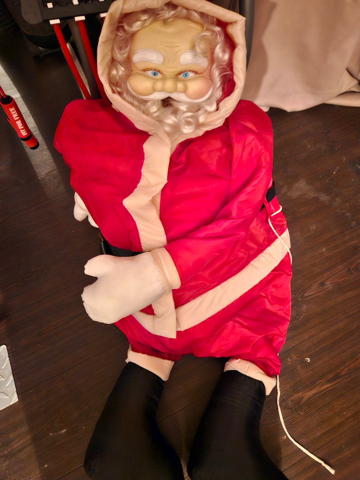 Te koop giant santa claus, Diversen, Kerst, Ophalen, Gebruikt