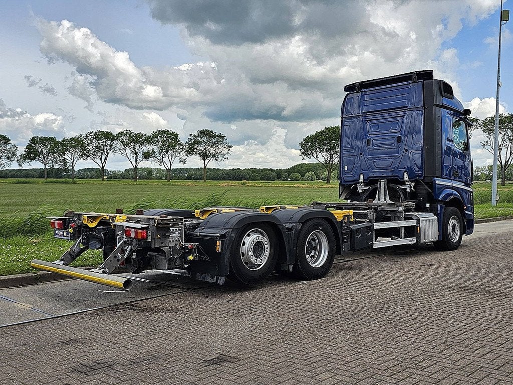 MERCEDES-BENZ ACTROS 2553 oil retarder 6x2*4, Auto's, Vrachtwagens, Automaat, Euro 6, Blauw, Mercedes-Benz