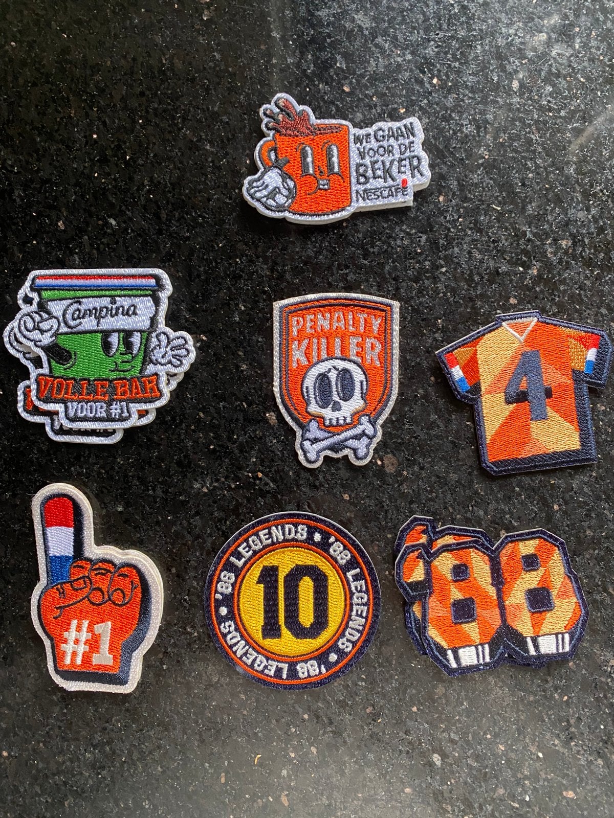 Jumbo juich strijk emblemen voetbal, Verzamelen, Speldjes, Pins en Buttons, Ophalen of Verzenden, Nieuw, Sport