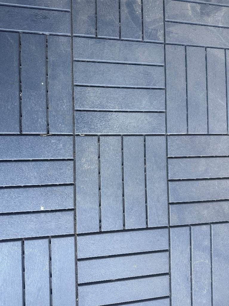 Terrastegels, tiles RUNNEN Decking dark grey, Ophalen, Kunststof, 5 tot 10 m², Zo goed als nieuw