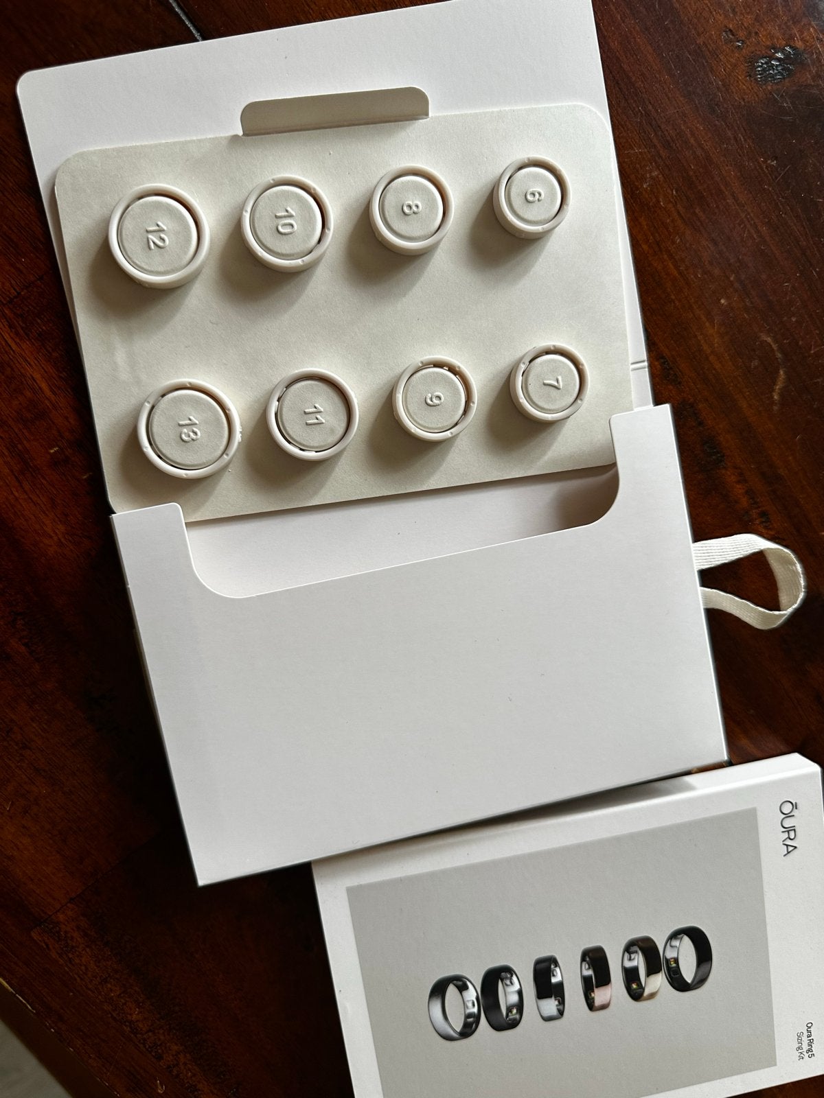 Oura Ring Gen 5 Sizing Kit, Ophalen of Verzenden, Zo goed als nieuw, Wit, Android