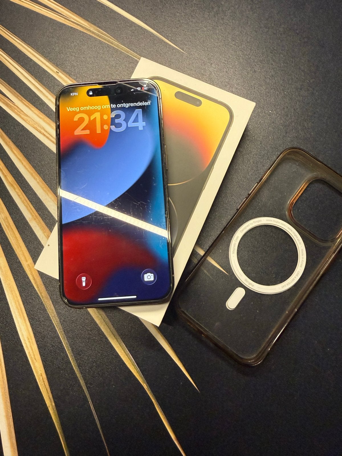 iPhone 14 Pro 128GB Goud, Ophalen, 86 %, Zonder simlock, Zonder abonnement