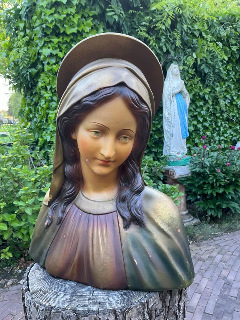 Prachtig groot Belgisch Mariabeeld ❤️ Maria borstbeeld, Ophalen of Verzenden