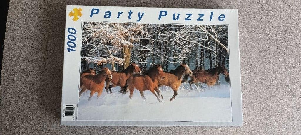 Paardenpuzzel NIEUW in de zak: 1000 stukjes, Ophalen of Verzenden, 500 t/m 1500 stukjes, Nieuw, Legpuzzel