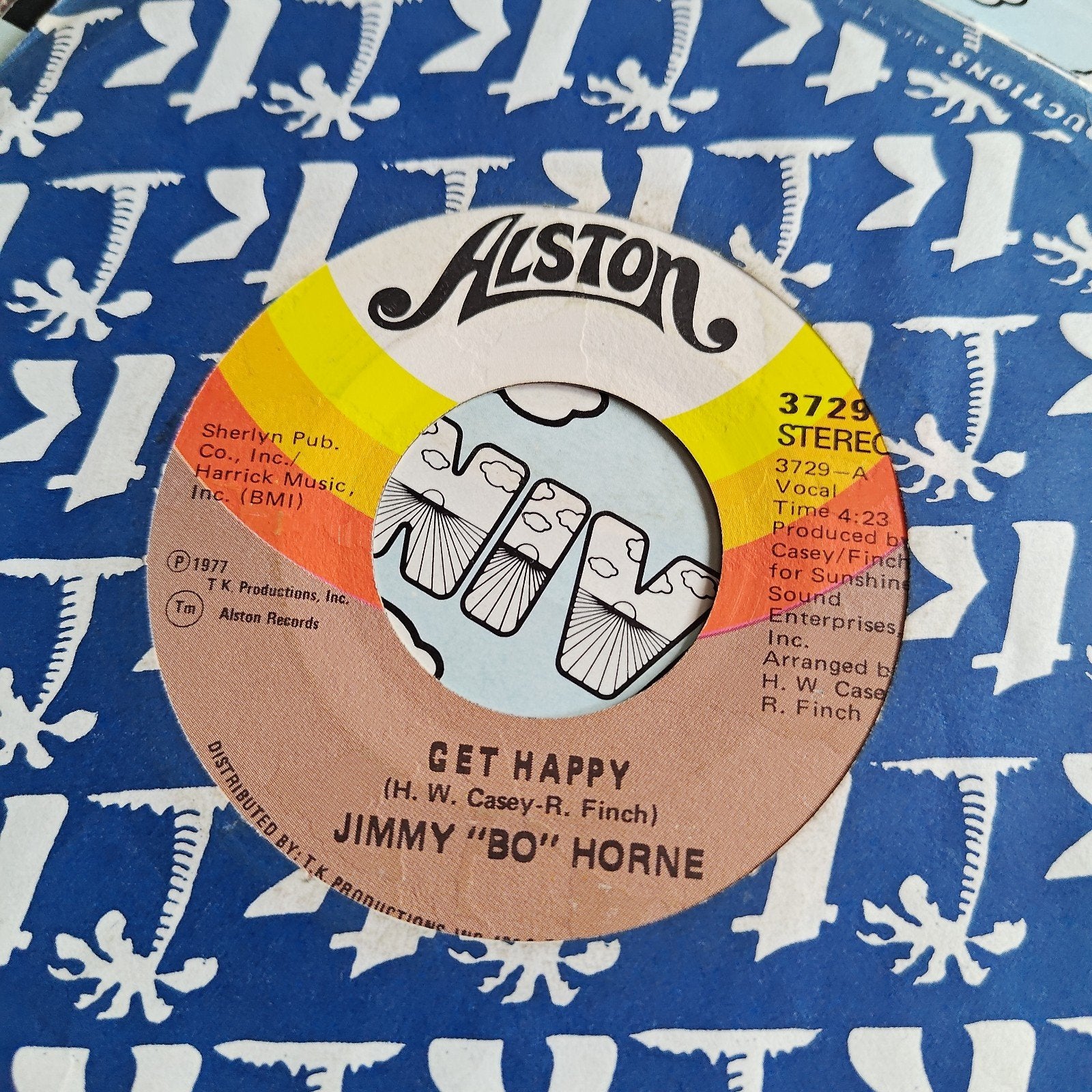 Jimmy "Bo" Horne - Get Happy (1977) 7 inch Vinyl Single, Gebruikt, 7 inch, Ophalen of Verzenden, EP