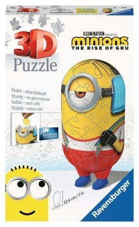Ravensburger: 3D Puzzle: Minions Roller Skater 54 stukjes, Ophalen of Verzenden, Minder dan 500 stukjes, Nieuw, Rubik's of 3D-puzzel