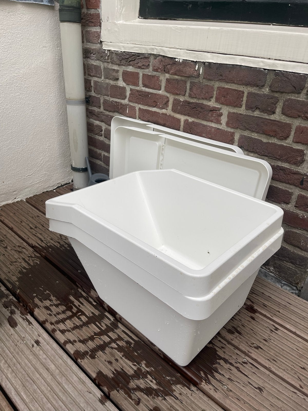 IKEA SORTERA Afvalbak - 37 liter, Huis en Inrichting, Ophalen, 50 – 75, Kunststof, Gebruikt