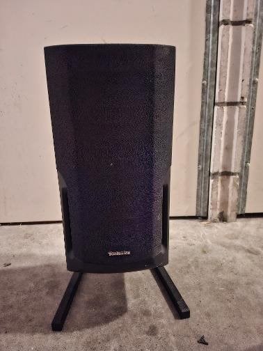 2 Technics 3-weg luidsprekerboxen met losse standaards, Audio, Tv en Foto, Luidsprekers, Vloerstaande luidspreker, Zo goed als nieuw