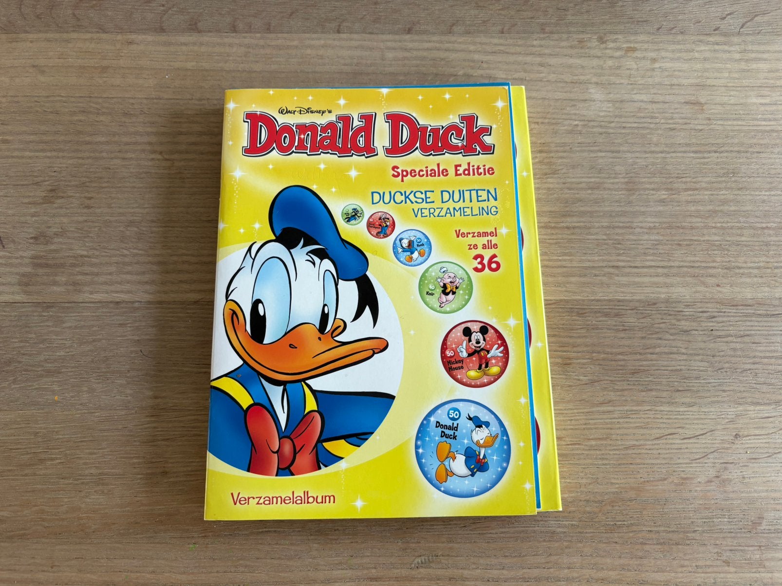 Gave vintage Duckse duiten verzamelmap uit 2006, Ophalen of Verzenden, Donald Duck, Zo goed als nieuw, Overige typen