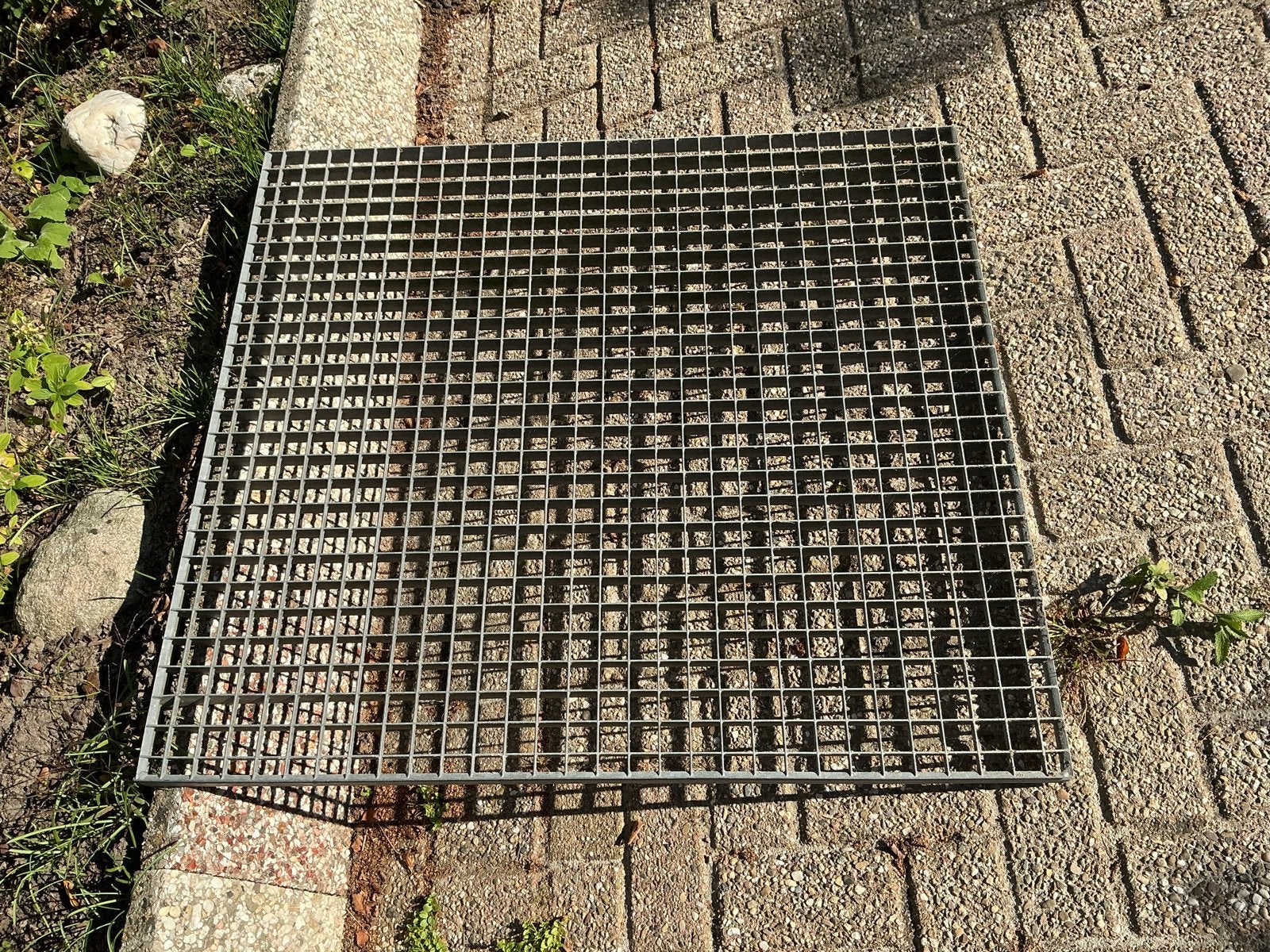 Roestvrijstalen deurrooster 90x98 cm, Tuin en Terras, Ophalen, Gebruikt