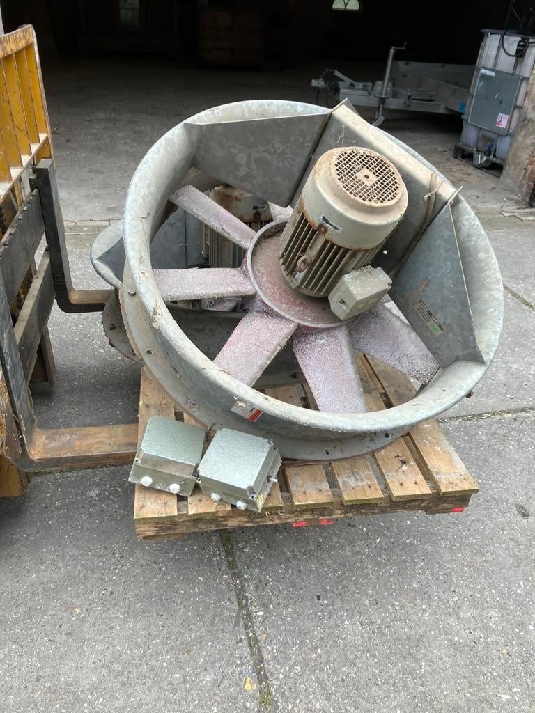 Ventilatoren aardappel bewaring, Ophalen, Rotor, Rotor, Rotor