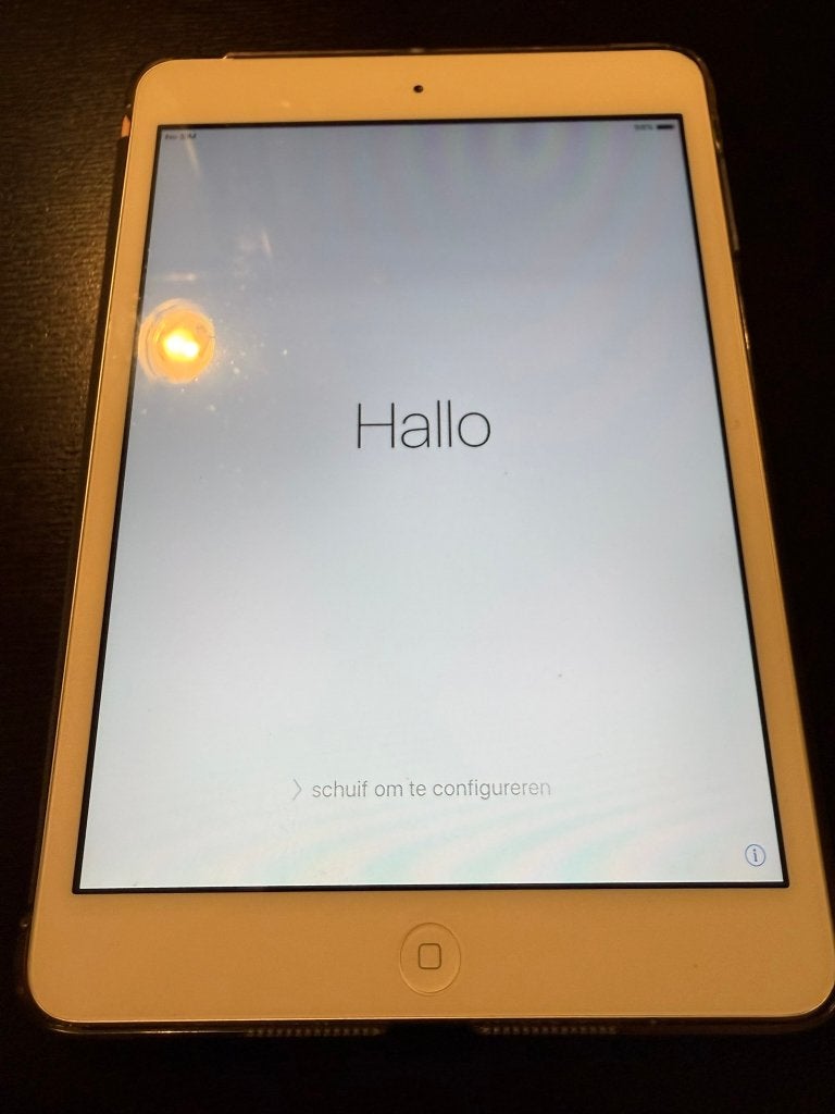 Ipad mini 1 wit met beschermhoes, Computers en Software, Apple iPads, Gebruikt, Apple iPad, Wit, 8 inch