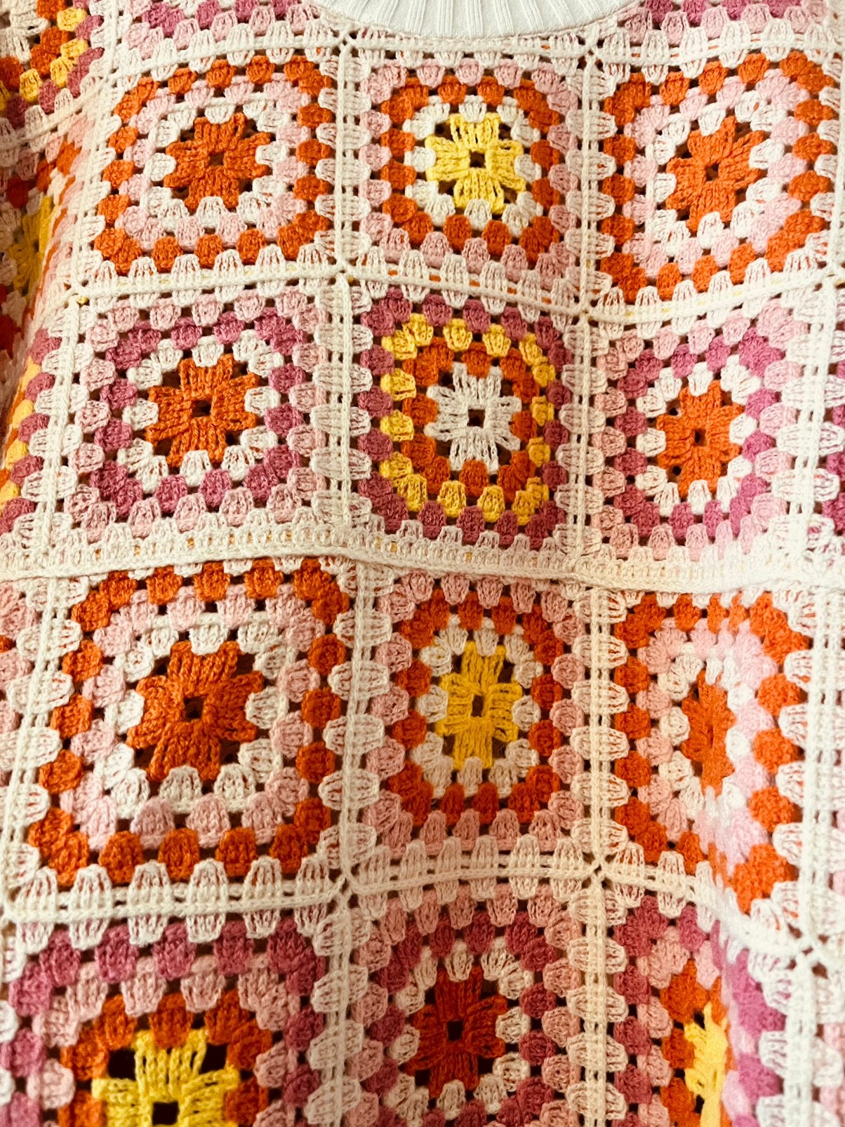Zara gehaakte trui bloemen granny squares, S, boho, gebreid., Kleding | Dames, Ophalen of Verzenden, Zo goed als nieuw, Maat 38/40 (M)