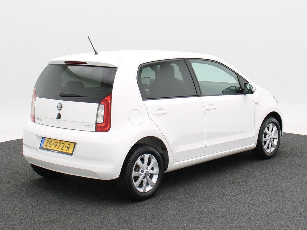 Skoda Citigo 1.0 Greentech Style | Cruise Control | Airco |, Voorwielaandrijving, Stof, Gebruikt, Wit