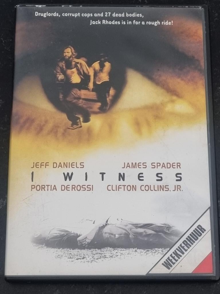 I Witness DVD - Spannende Thriller met Jeff Daniels, Vanaf 16 jaar, Ophalen of Verzenden, Gebruikt, Actiethriller