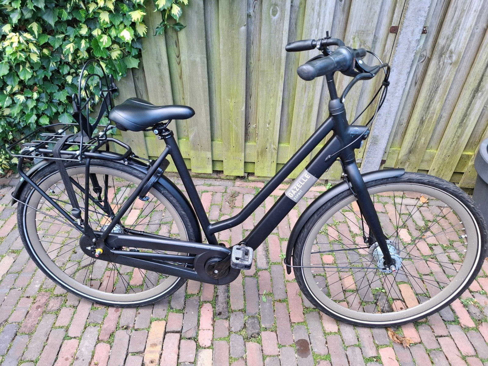 Gazelle Esprit D54 - Stadsfiets met 7 versnellingen, Ophalen, 53 tot 56 cm, Velgrem, Versnellingen