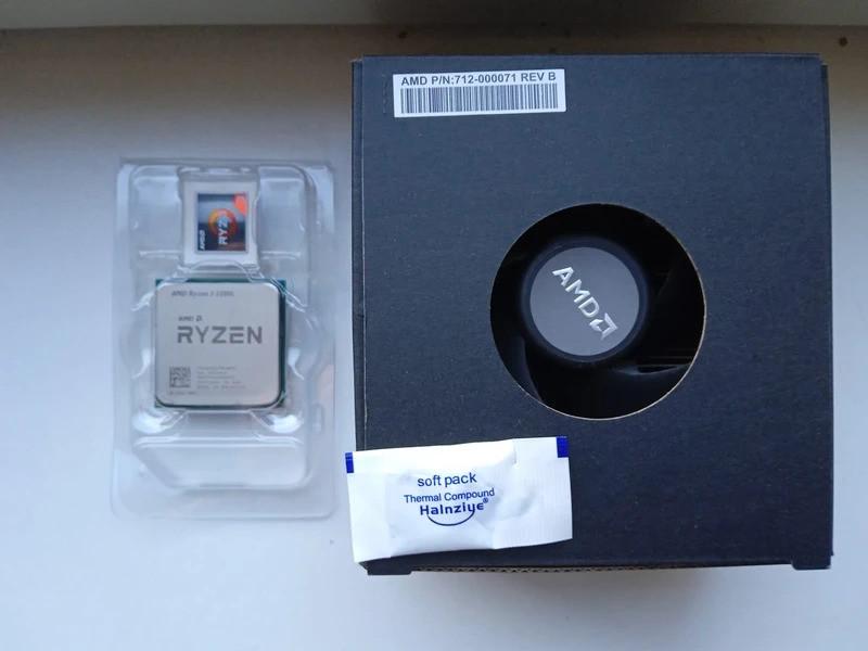 CPU AMD ryzen 3 3200G AM4 4 x cores 3.6 Ghz, Zo goed als nieuw, Socket AM4, Verzenden, 4-core