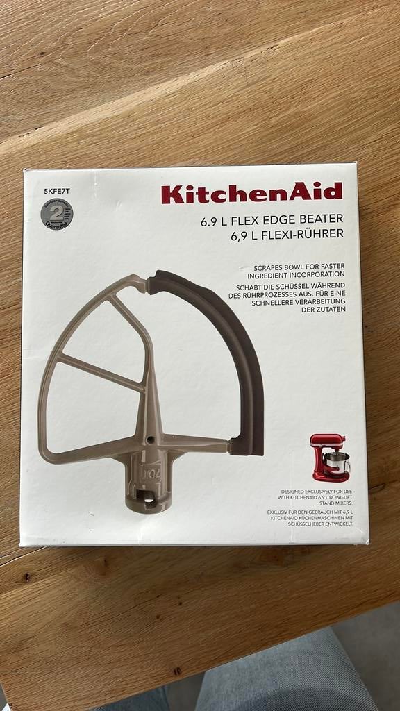 KitchenAid Flex edge beater 6,9L, Verzenden, Nieuw, Rvs of Chroom