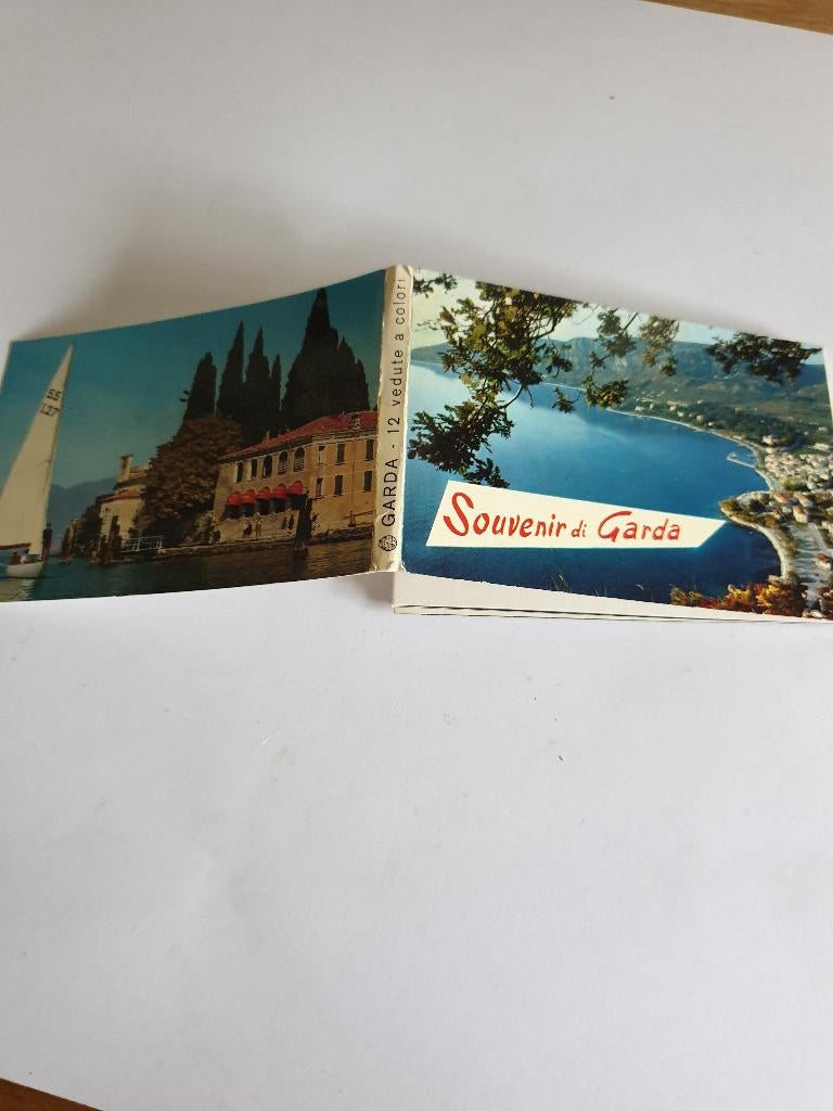 3405 italie kaartenmapje van gardameer en omgeving, Verzenden, 1960 tot 1980, Italië