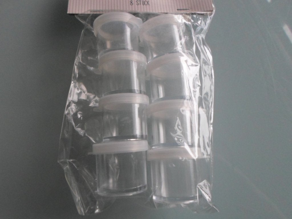 Nieuw kleine mini potjes, Hobby en Vrije tijd, Knutselen, Ophalen of Verzenden, Nieuw, Kunststof, Overige typen