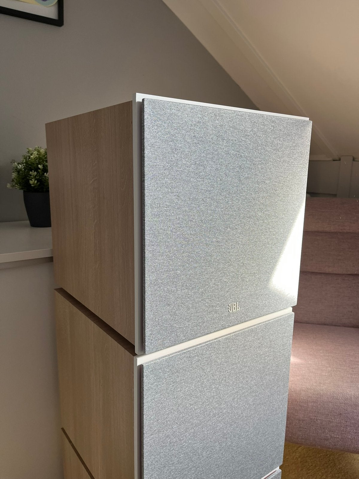 JBL Stage 200P subwoofer (2 beschikbaar), AUX-ingang, Zo goed als nieuw, Ophalen, 150 watt of meer