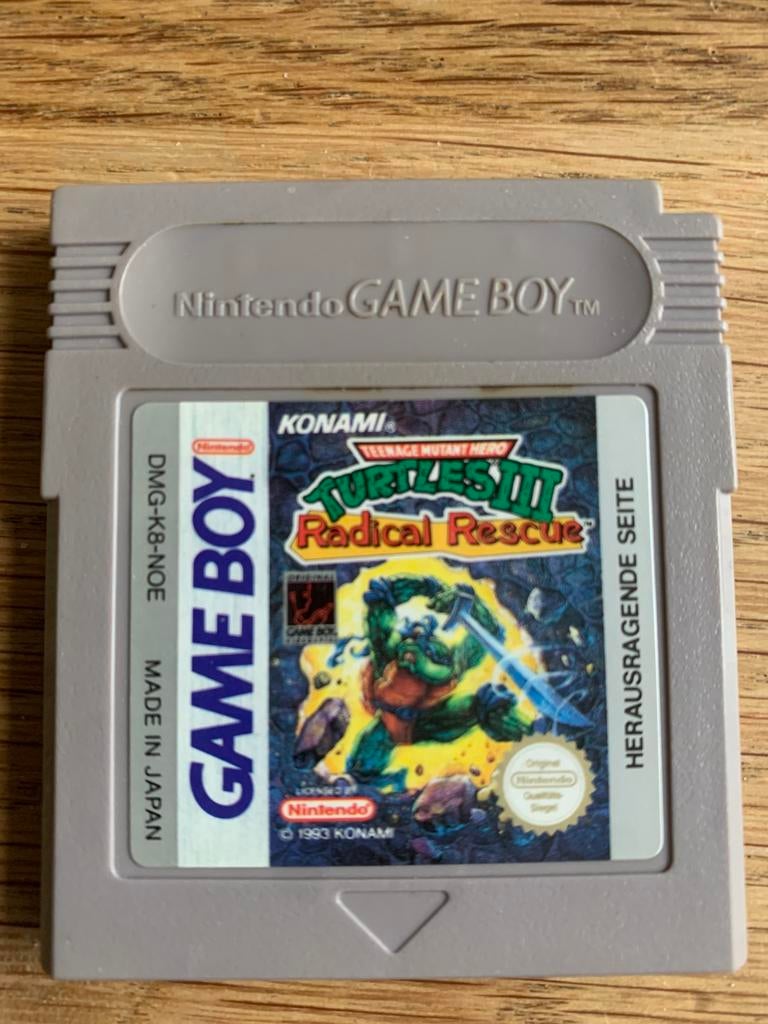 Turtles 3 Radical Rescue, Spelcomputers en Games, Games | Nintendo Game Boy, Avontuur en Actie, 1 speler, Ophalen of Verzenden