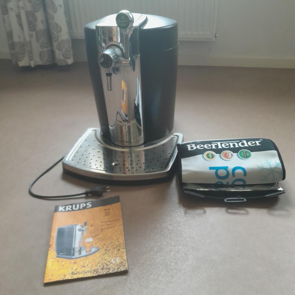 Krups BeerTender B90 - Thuistap voor 4L vaatjes, Witgoed en Apparatuur, Thuistaps, Ophalen of Verzenden