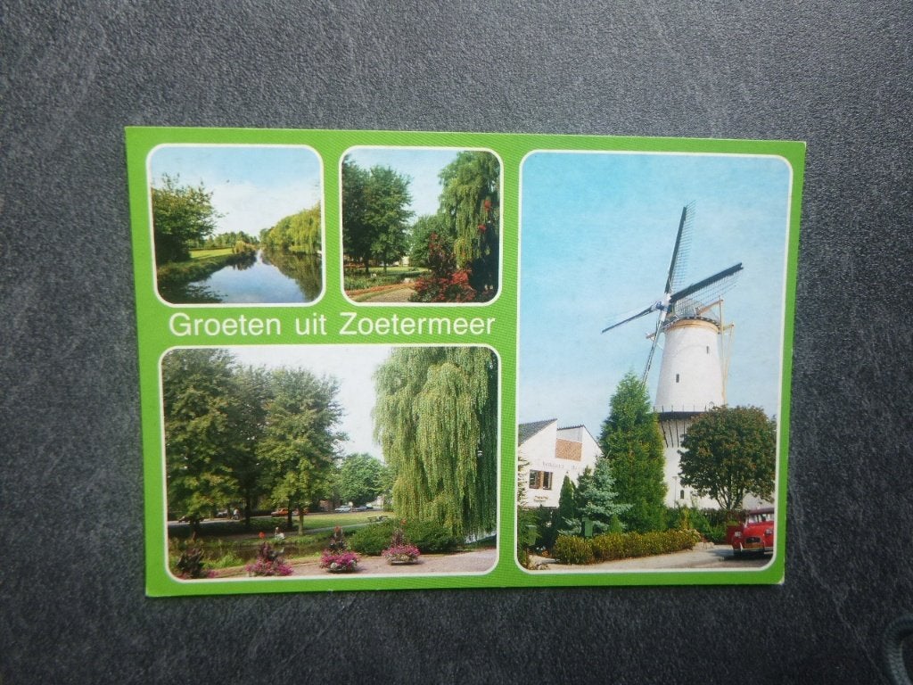 Zoetermeer, molen, Verzamelen, Ansichtkaarten | Nederland, Verzenden, 1980 tot heden, Ongelopen, Zuid-Holland