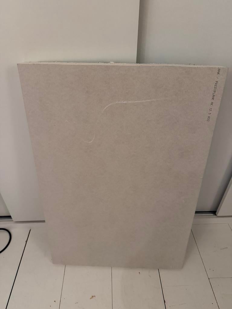 Gipsplaat 12,5 mm + 5 cm pir 60x85cm, Ophalen, Nieuw, Overige materialen, 50 tot 100 mm