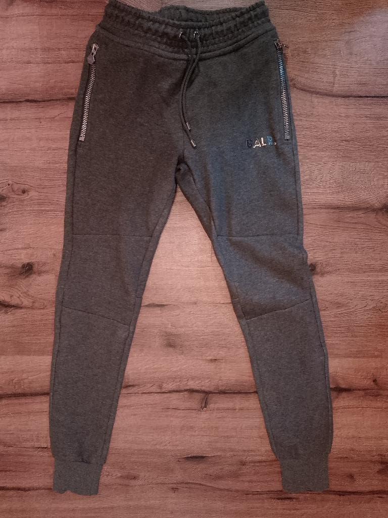 BALR. Q-Series Slim Classic Sweatpants Dark Grey Maat XXS, Overige typen, Ophalen of Verzenden, Zo goed als nieuw, BALR.