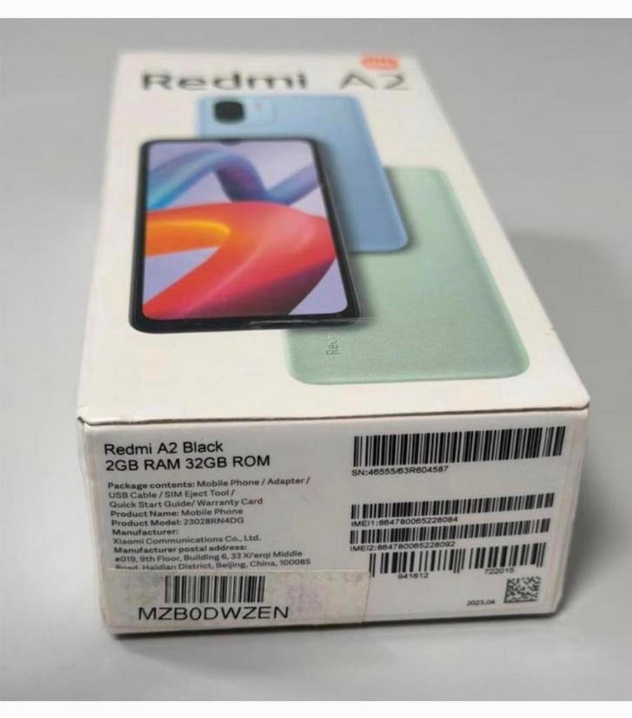 Xiaomi Redmi A2 Black touch - NIEUW SEALED mobiele telefoon, Nieuw, Ophalen of Verzenden, Klassiek of Candybar, H